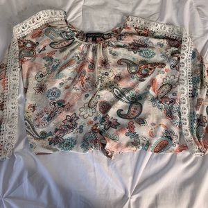 Sheer Floral Shirt